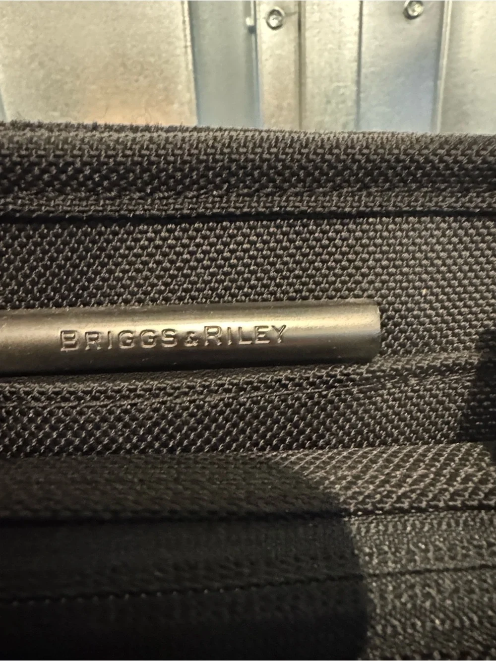 Briggs & Riley Black Laptop Briefcase with Front Zip Pocket